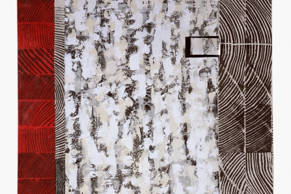 Gudrun Klebeck, Rot links II, 2000