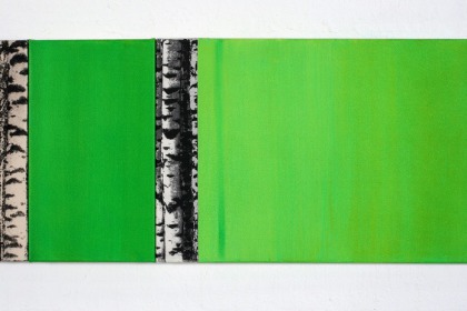 Gudrun Klebeck, Birken III, 2010