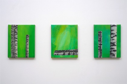 Gudrun Klebeck, Birken VIII - X, 2011