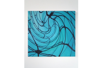 Gudrun Klebeck, Move VIII, 2022, Digitaldruck auf Leinwand, 60 x 64 cm