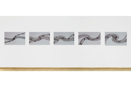 Gudrun Klebeck, Serie Move, 2021 ; Raumansicht Quartier am Hafen, Köln