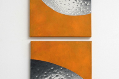 Gudrun Klebeck, Orange X, 2014