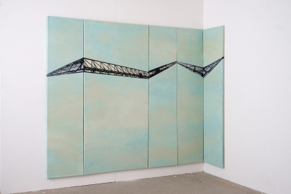 Gudrun Klebeck, Stahl Konstruktion I, 2019