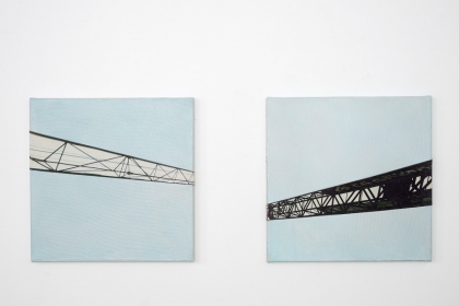 Gudrun Klebeck, Stahl Konstruktion II, III, 2019