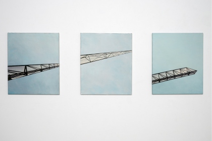 Gudrun Klebeck, Stahl Konstruktion V - VII, 2019