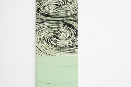 Gudrun Klebeck, Vortex Green  IV, 2016